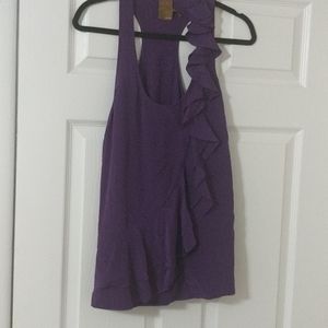 Purple tank blouse